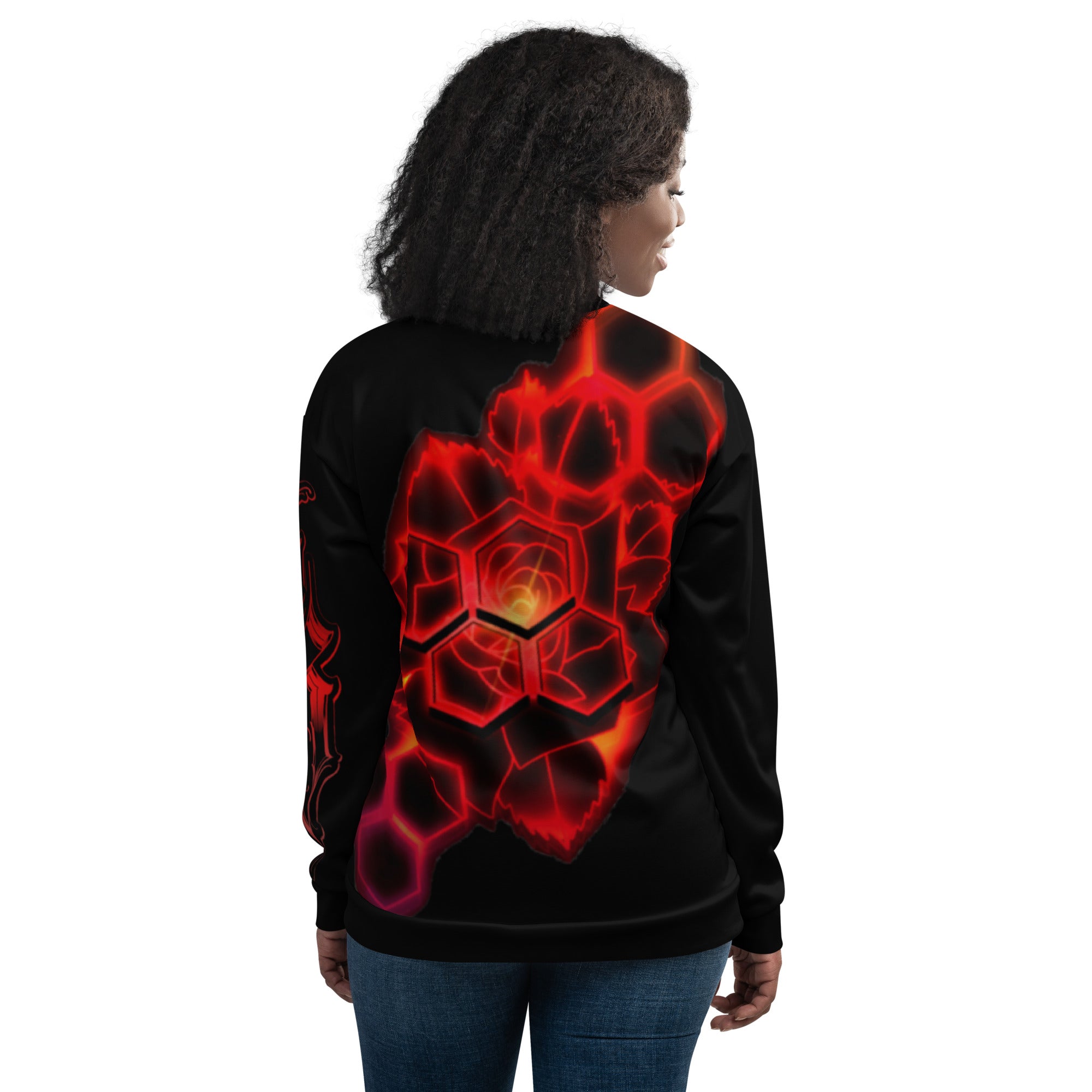 Red lava hot sale blocks hoodie